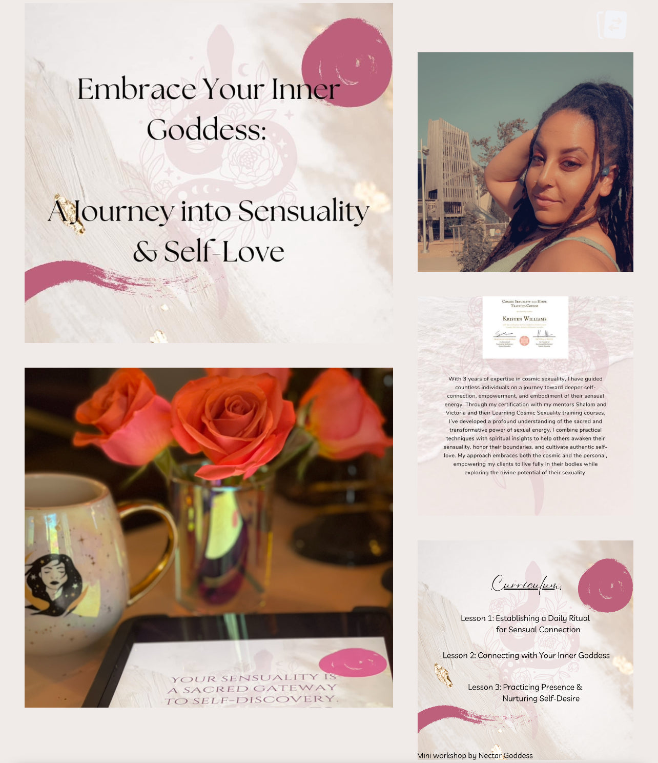Sacred Goddess Sensuality Course