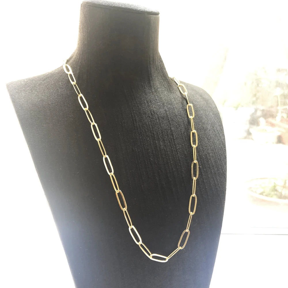Seductive Yellow Gold Charm Necklace