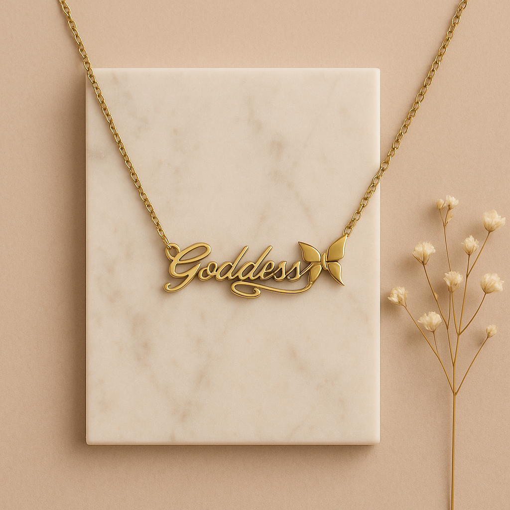 Gold Goddess Necklace