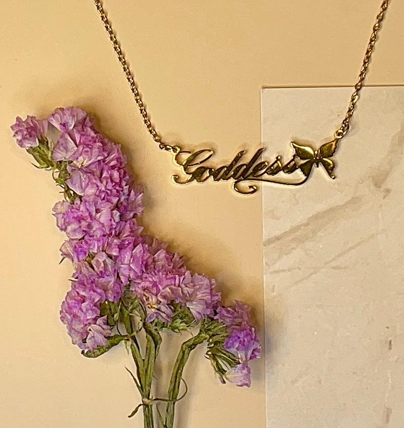 Gold Goddess Necklace