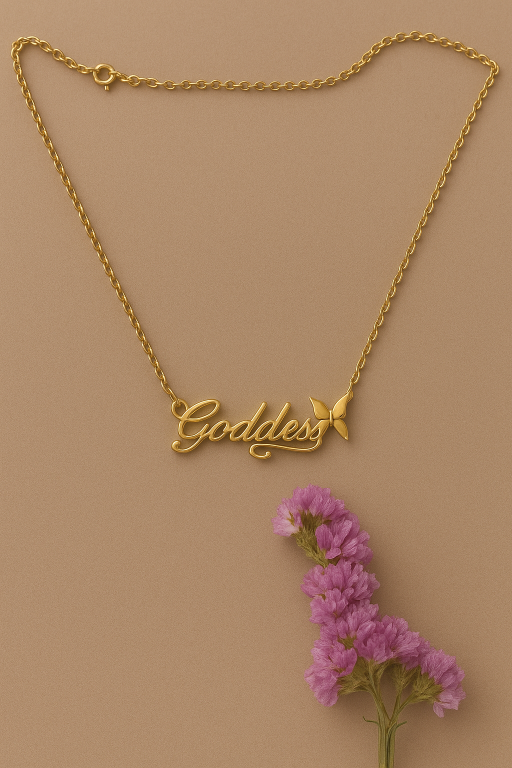 Gold Goddess Necklace
