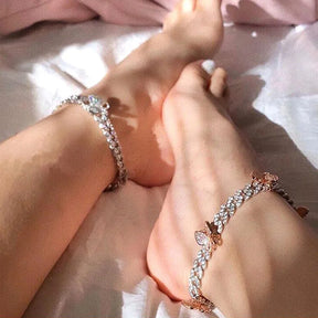 Butterfly Charm Anklet