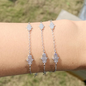 Hand Hamsa Charm Bracelet